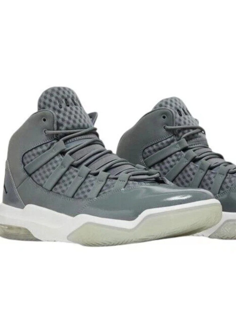 Jordan Max Aura Cool Grey White Mens Basketball Shoes Size 10 AQ9084 010